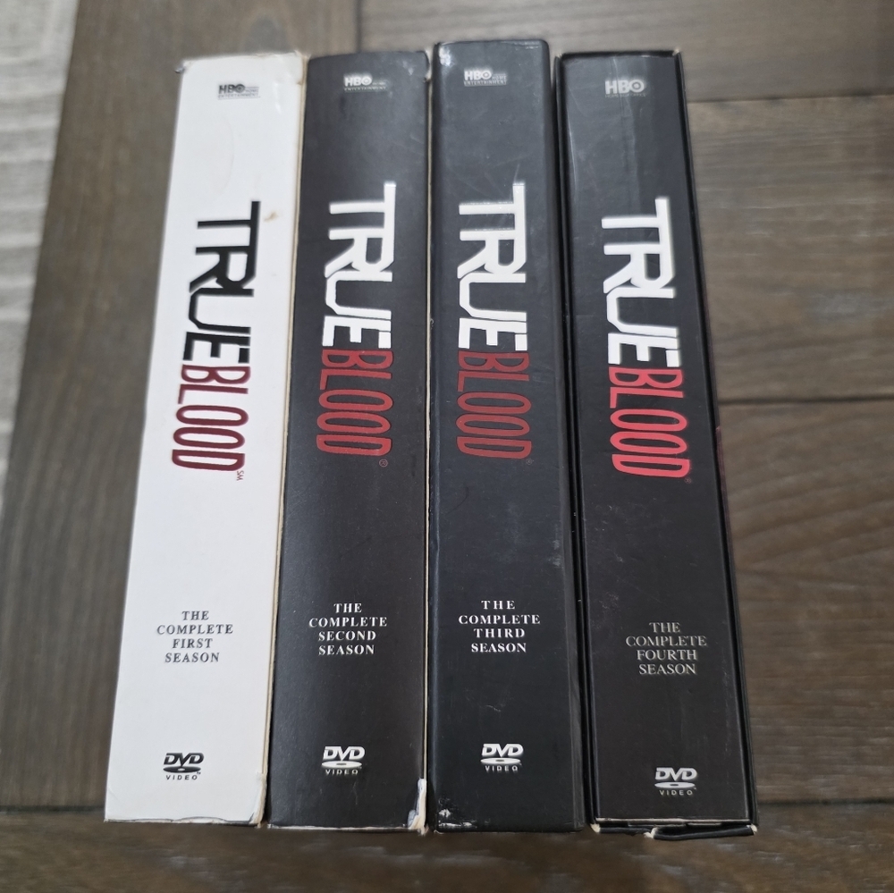 True Blood Seasons 1-4 dvd sets bundle